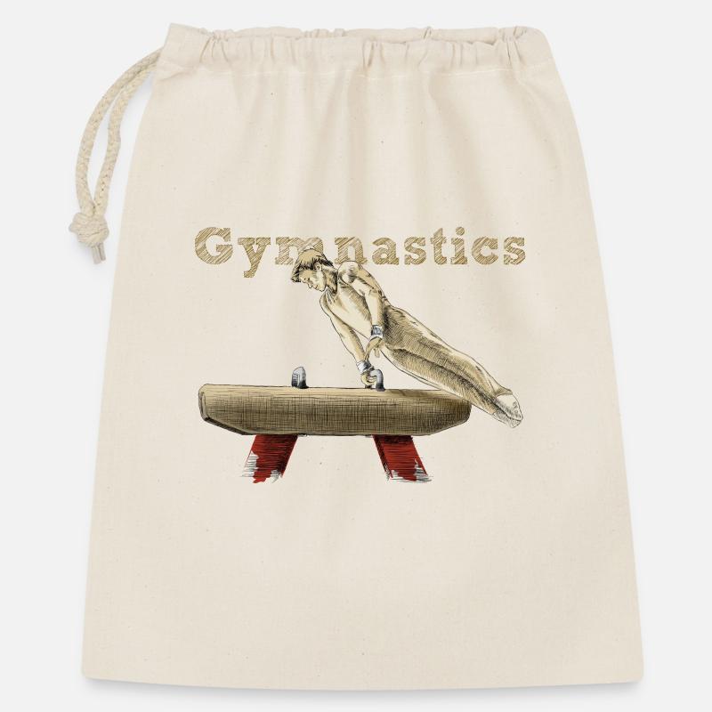 Cheval d'arçons - Sac cadeau 40 x 50 cm - nature