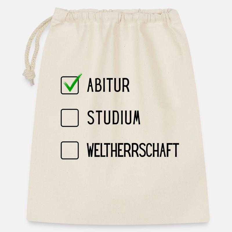 ABI - Geschenkbeutel aus Baumwolle (40 x 50 cm) - Natur