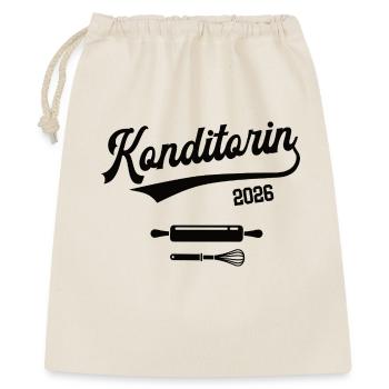 Confectioner 2026 Occupation Confectioner Confectionery Trainee - Gift Bag 40 x 50 cm - nature - Front