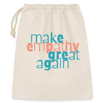 Rendre l’empathie à nouveau grande - Sac cadeau 40 x 50 cm - nature - Devant