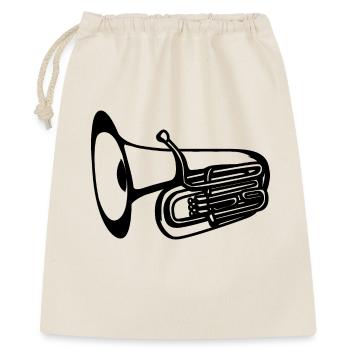 Tuba Drawing - Gift Bag 40 x 50 cm - nature - Front