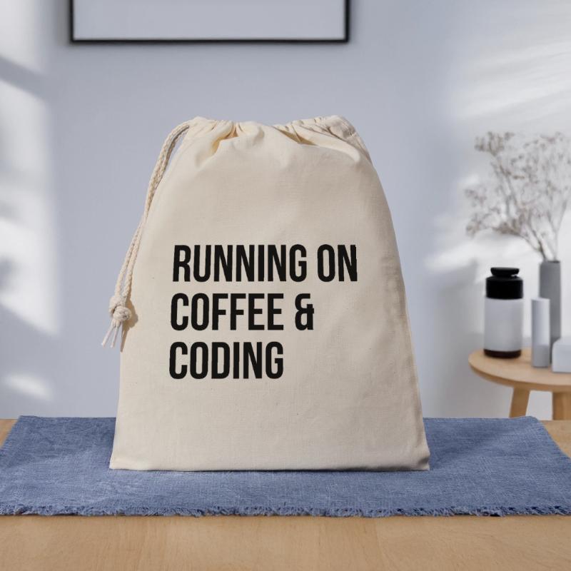 Codierung Codierung Codierung Geschenkbeutel aus Baumwolle (40 x 50 cm)