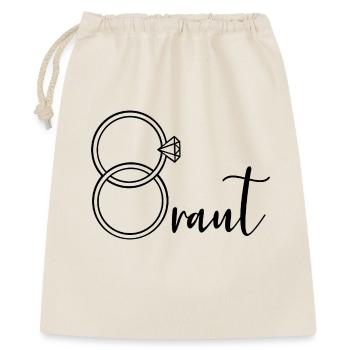 Wedding Bridal Rings - Gift Bag 40 x 50 cm - nature - Front