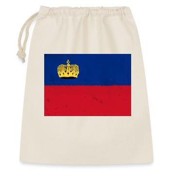 Drapeau du Liechtenstein - Sac cadeau 40 x 50 cm - nature - Devant