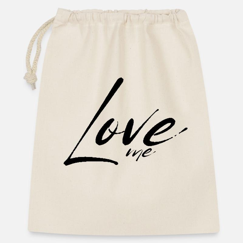 Love me - Gift Bag 40 x 50 cm - nature