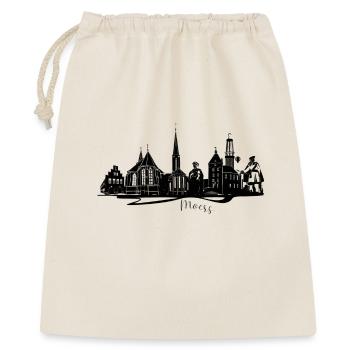 Vieille ville Silhouette Moers - Sac cadeau 40 x 50 cm - nature - Devant