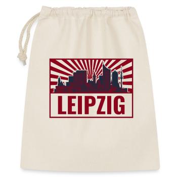Leipzig Skyline Rétro Red - Sac cadeau 40 x 50 cm - nature - Devant