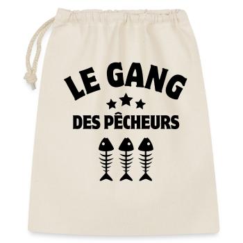 pêche, pêcheur amateur, truite - Sac cadeau 40 x 50 cm - nature - Devant