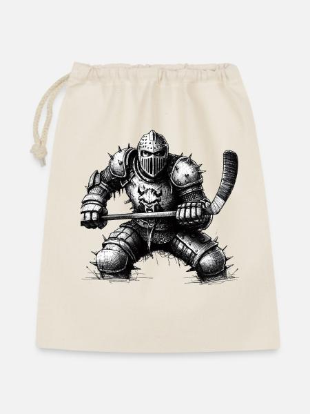 Hockey Ritter für echte Gewinner - Geschenkbeutel aus Baumwolle (40 x 50 cm) - Natur