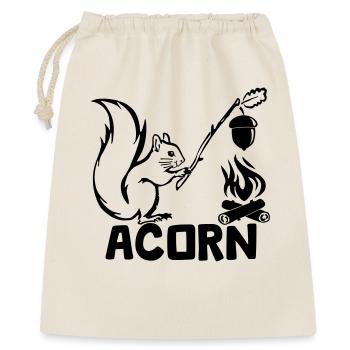 Acorn - Hungry Squirrel [Black] - Gift Bag 40 x 50 cm - nature - Front