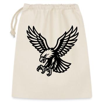 Faucon - Sac cadeau 40 x 50 cm - nature - Devant