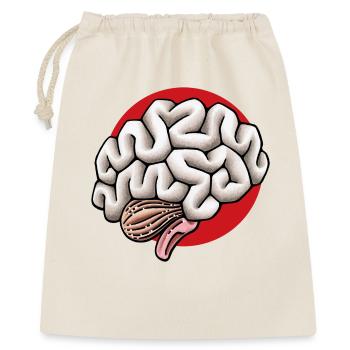 Gehirn Hirn Brain - Gift Bag 40 x 50 cm - nature - Front