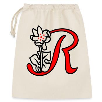 Letter R - Gift Bag 40 x 50 cm - nature - Front
