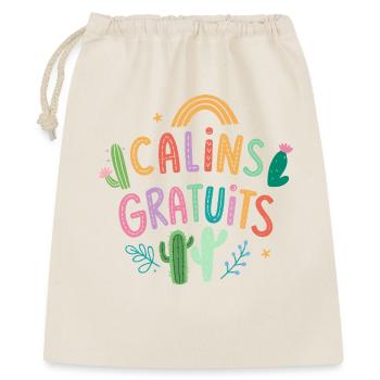 Cactus Free Cuddles - Gift Bag 40 x 50 cm - nature - Front