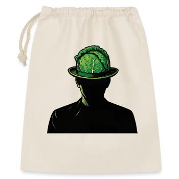 THE SHADE WITH THE CABBAGE HEAD #1 - nice people - Gift Bag 40 x 50 cm - nature - Front