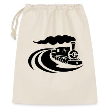 Locomotive Sketch - Gift Bag 40 x 50 cm - nature - Front