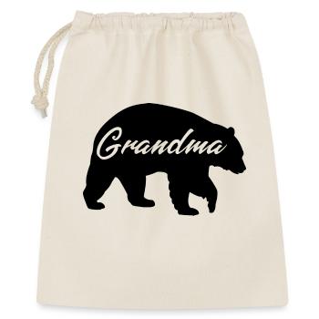 Chemise cadeau mignonne Grand-mère Ours - Sac cadeau 40 x 50 cm - nature - Devant