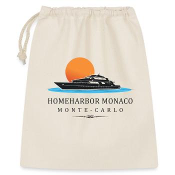 Port d’attache Monaco - Sac cadeau 40 x 50 cm - nature - Devant