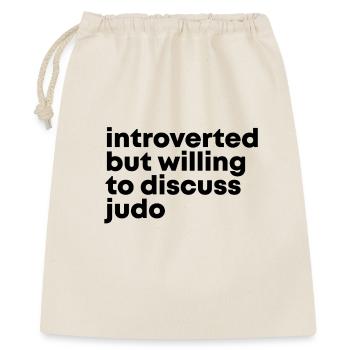 judo - Sac cadeau 40 x 50 cm - nature - Devant