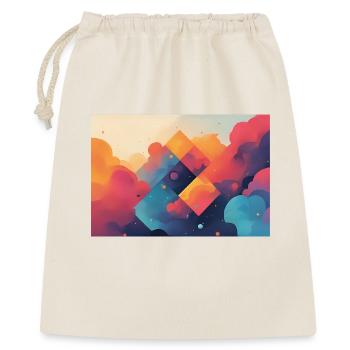 Abstract Shapes of Colored Clouds - Gift Bag 40 x 50 cm - nature - Front