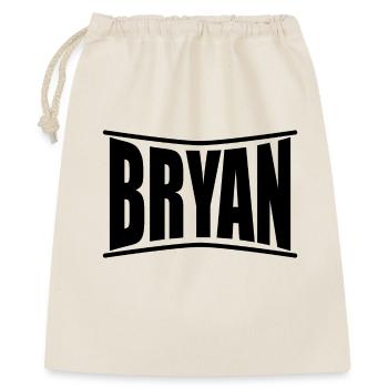 Idée cadeau t-shirt Bryan - Sac cadeau 40 x 50 cm - nature - Devant