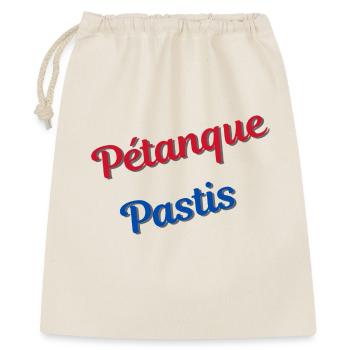Pétanque and pastis - Gift Bag 40 x 50 cm - nature - Front