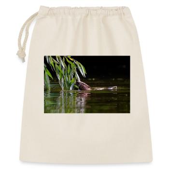 000_1134_DxO - Se nourrir sous les feuilles de saule - Sac cadeau 40 x 50 cm - nature - Devant