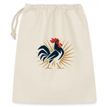 Rooster Sun Folk Art - Gift Bag 40 x 50 cm - nature - Front