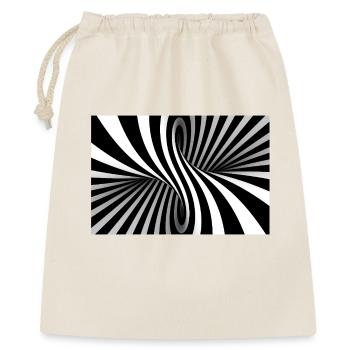 Illusion Spiral Black White - Gift Bag 40 x 50 cm - nature - Front