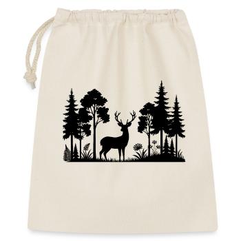 Silhouette motif - a majestic deer - Gift Bag 40 x 50 cm - nature - Front