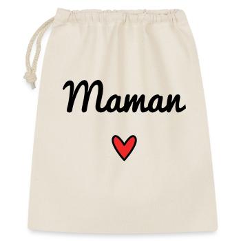 HEART. MAMMA. MOTHER'S DAY. PARTY. HAPPY BIRTHDAY - Gift Bag 40 x 50 cm - nature - Front
