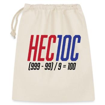 Hectoc Mental Arithmetic Game, Math - Gift Bag 40 x 50 cm - nature - Front