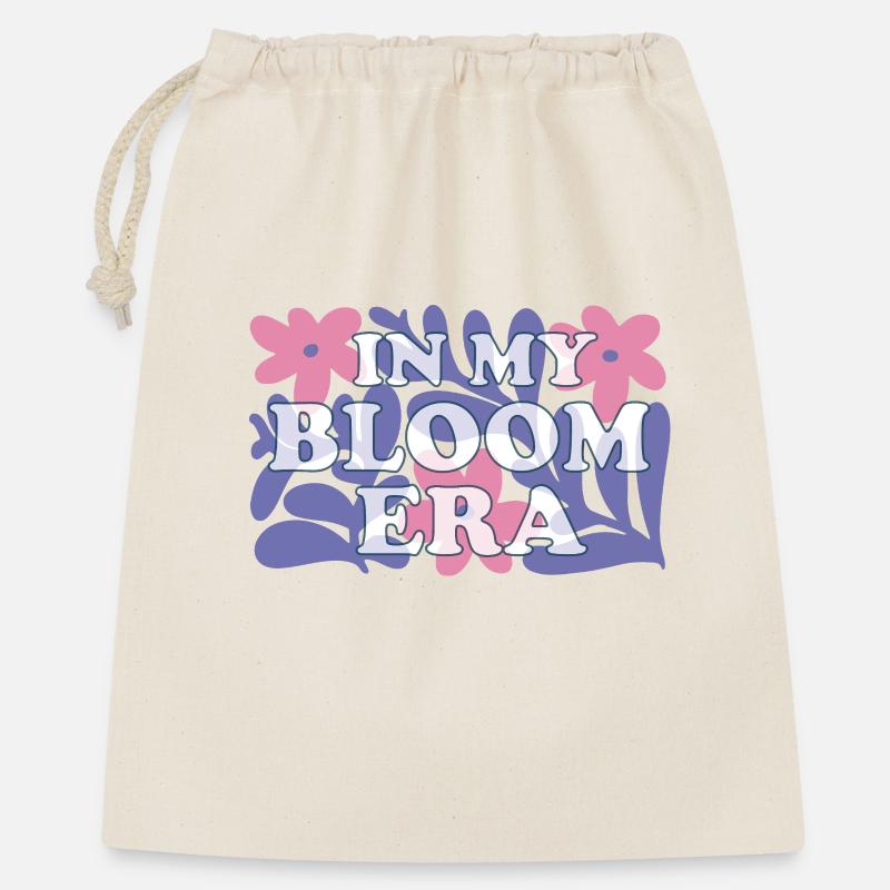 Dans mon ère de floraison – Expression de l’ère florale - Sac cadeau 40 x 50 cm - nature