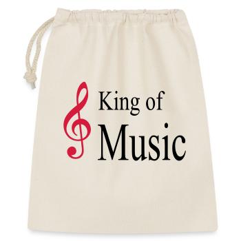 musik - Geschenkbeutel aus Baumwolle (40 x 50 cm) - Natur - Vorne
