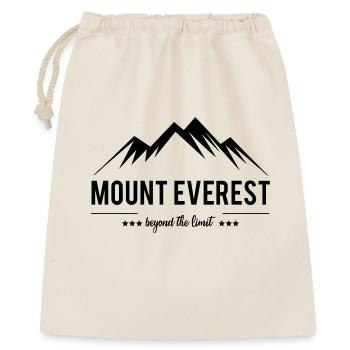 Mount Everest jenseits der Grenze - Geschenkbeutel aus Baumwolle (40 x 50 cm) - Natur - Vorne