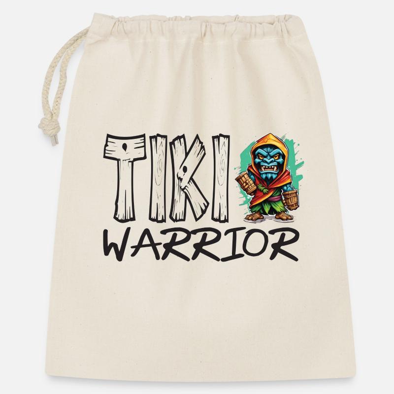 Tiki Warrior Collection - Sac cadeau 40 x 50 cm - nature