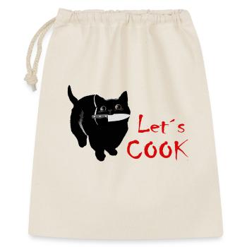YANACAT Knife Cat. Sweet but Psychic Cooking - Gift Bag 40 x 50 cm - nature - Front