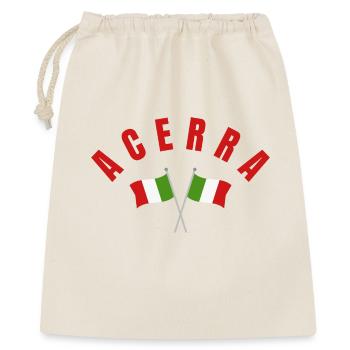 Acerra a franchi les drapeaux italiens - Sac cadeau 40 x 50 cm - nature - Devant