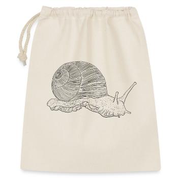 Vineyard snail, animal motif hand-drawn - Gift Bag 40 x 50 cm - nature - Front