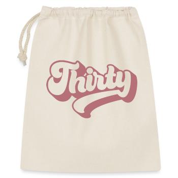 Trente 30e anniversaire pour les femmes de 30 ans - Sac cadeau 40 x 50 cm - nature - Devant