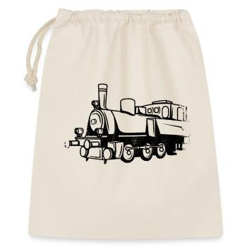 Train Drawing - Gift Bag 40 x 50 cm - nature - Front