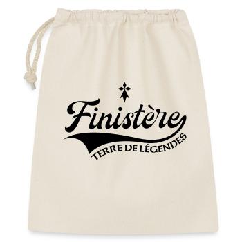 Finistère Terre de légendes avec Hermine - Sac cadeau 40 x 50 cm - nature - Devant