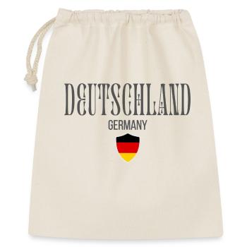 Ich liebe Deutschland, deutschen Stolz - Geschenkbeutel aus Baumwolle (40 x 50 cm) - Natur - Vorne