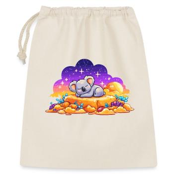 Sleeping koala on glowing rock - Gift Bag 40 x 50 cm - nature - Front