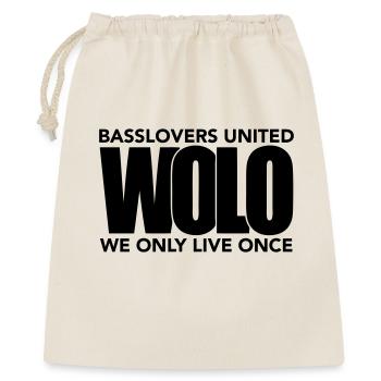 732918_356165557_basslovers_wolo_print - Gift Bag 40 x 50 cm - nature - Front