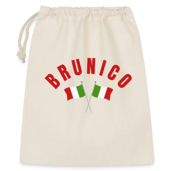 Brunico a franchi les drapeaux italiens - Sac cadeau 40 x 50 cm - nature - Devant