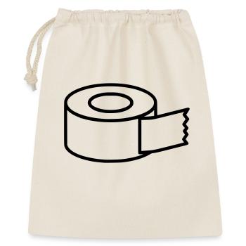 Klebeband Tape Handwerk Icon - Geschenkbeutel aus Baumwolle (40 x 50 cm) - Natur - Vorne