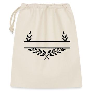 Laurel wreath with space for text - Gift Bag 40 x 50 cm - nature - Front