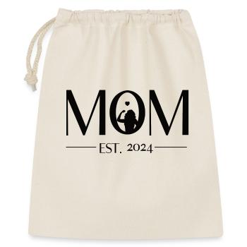 Mom to be - Mama est. 2024. Werdende Mutter - Gift Bag 40 x 50 cm - nature - Front