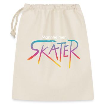 Art de rue Skater rétro coloré en dégradé - Sac cadeau 40 x 50 cm - nature - Devant